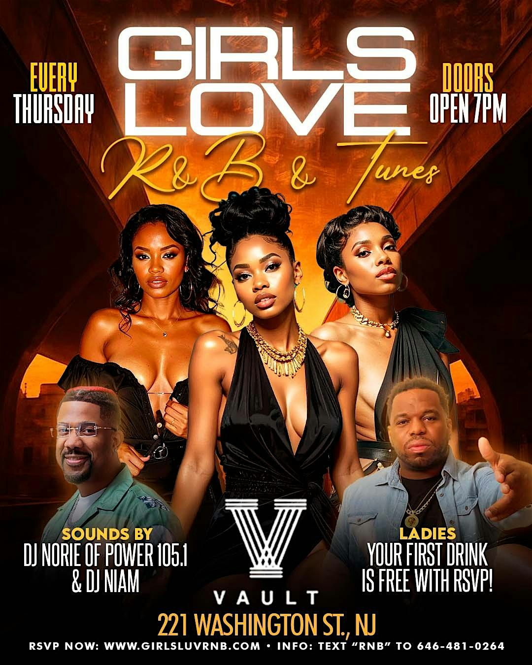 GIRLS LUV R&B at Vault Lounge – Newark, NJ