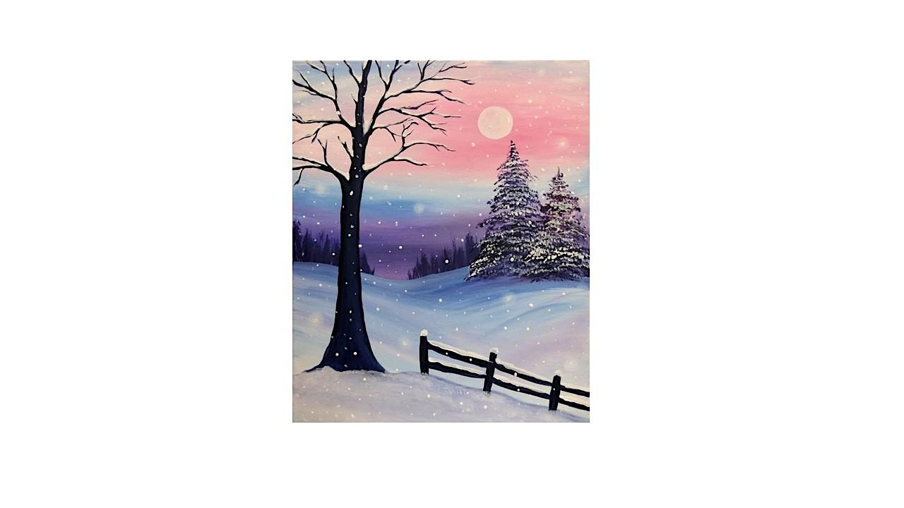 PAINT & SIP “WINTER WONDERLAND” a the Montys Restaurant & Bar at Monty’s Restaurant and Bar – Harrisonburg, VA