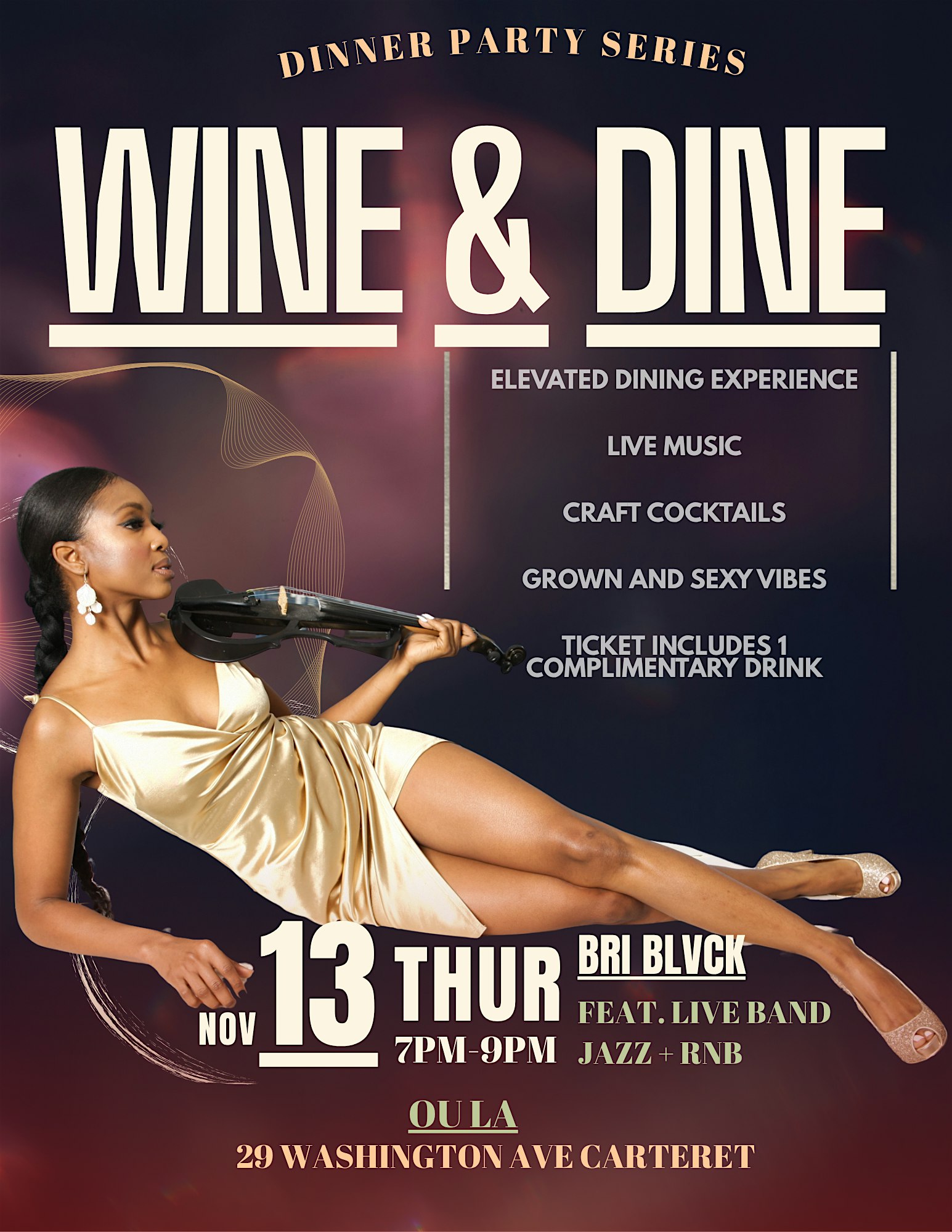 Wine and dine at 29 Washington Ave – Carteret, NJ