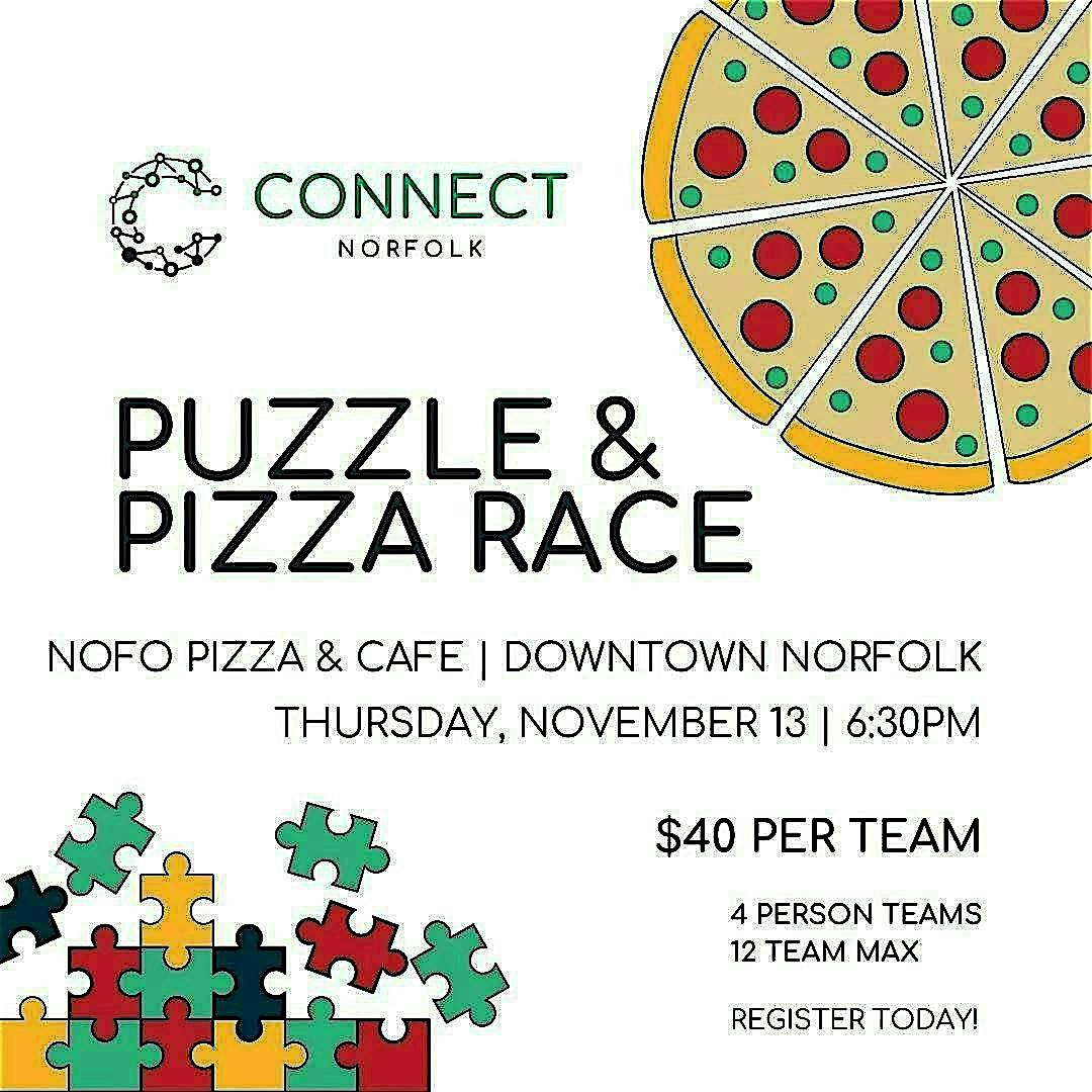 CONNECT Puzzle & Pizza Race at NoFo Pizza & Café – Norfolk, NE
