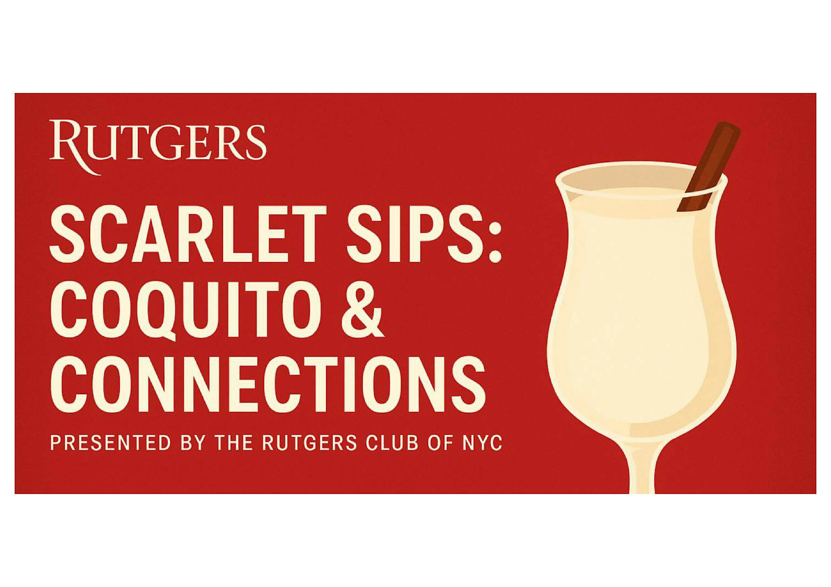 ❤️ Scarlet Sips: Coquito & Connections at The Liberty NYC – New York, NY