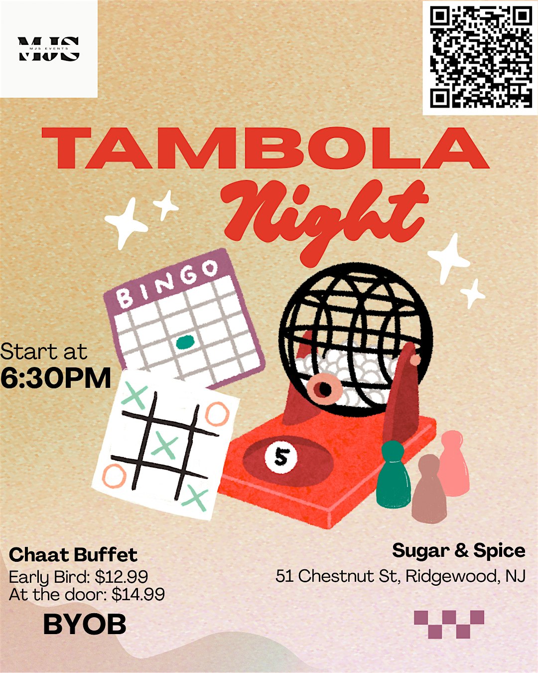 Tambola Night at Sugar & Spice at Sugar and Spice – Ridgewood, NJ
