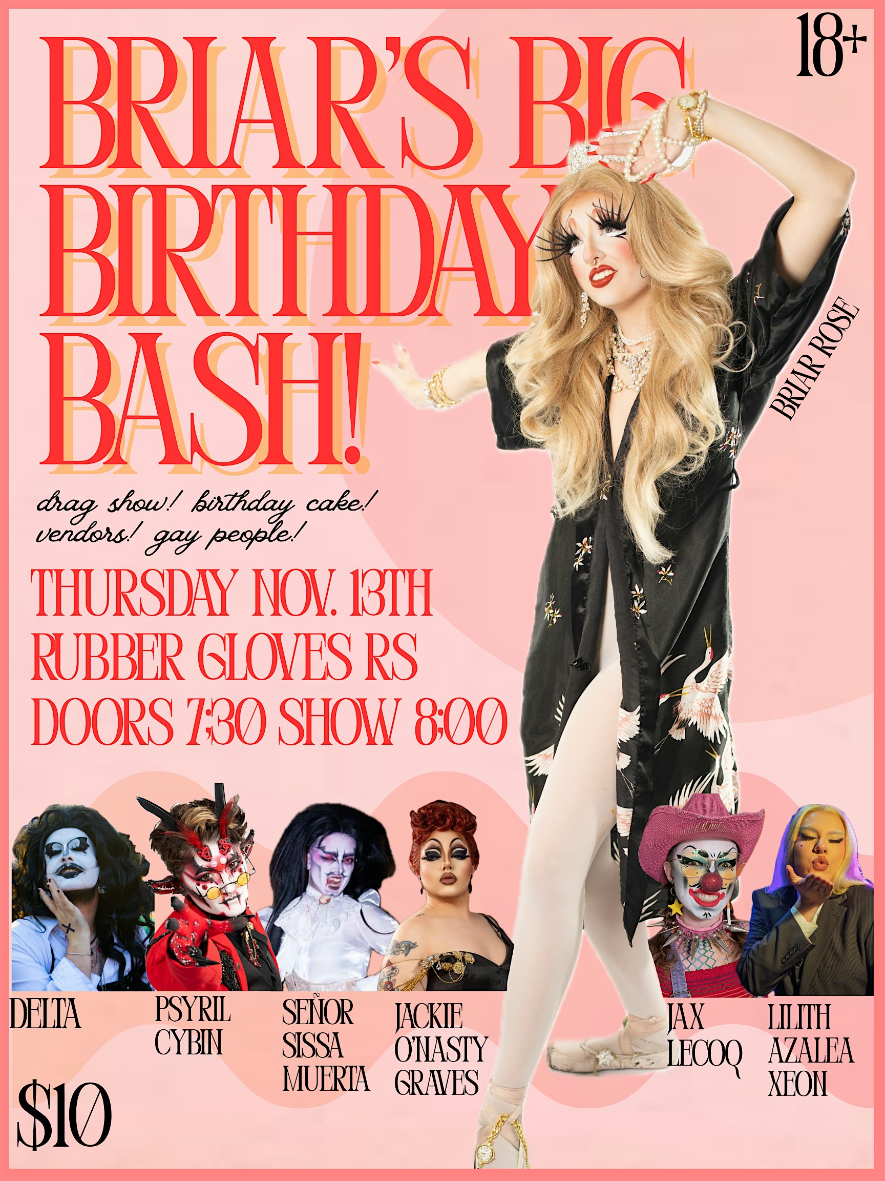 Briar’s Big Birthday Bash at Rubber Gloves Rehearsal Studio – Denton, TX