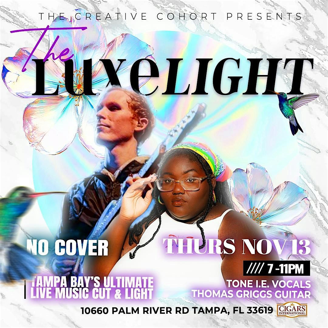 Live Music “Cut & Light” | The Luxe Light-Tampa Bay, FL at 10660 Palm River Rd – Tampa, FL