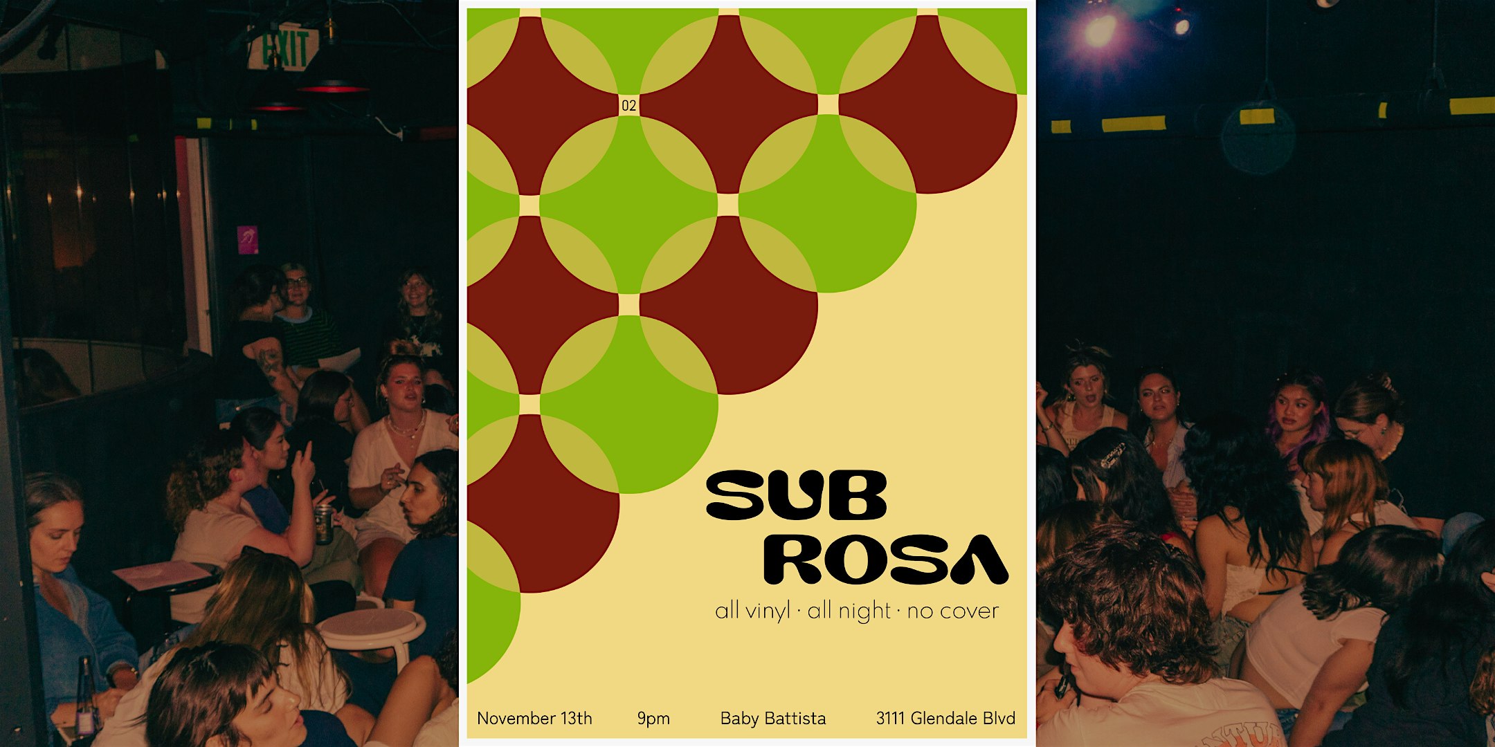 Sub Rosa • underground wine, dancing, vinyl & more at nico’s – Los Angeles, CA