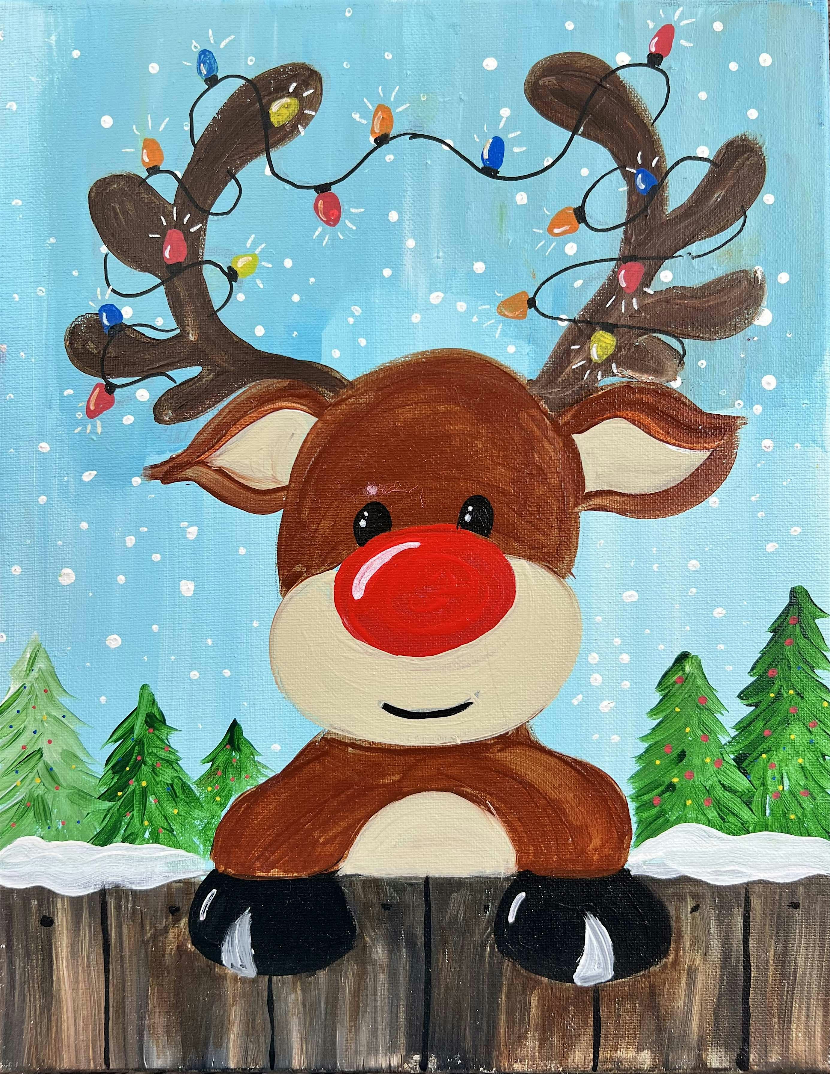 Rudolph Paint Event Night at 1456 Robert C Byrd Dr – Crab Orchard, WV