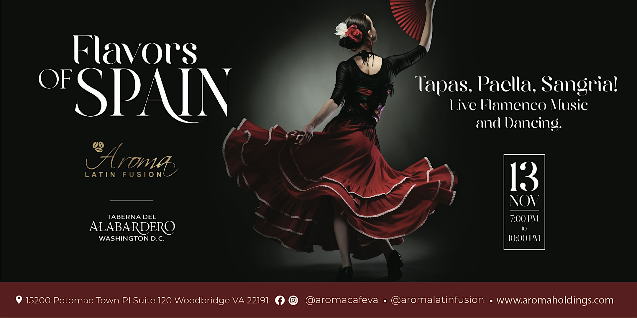 Flavors of Spain at Aroma Latin Fusion – Woodbridge, VA