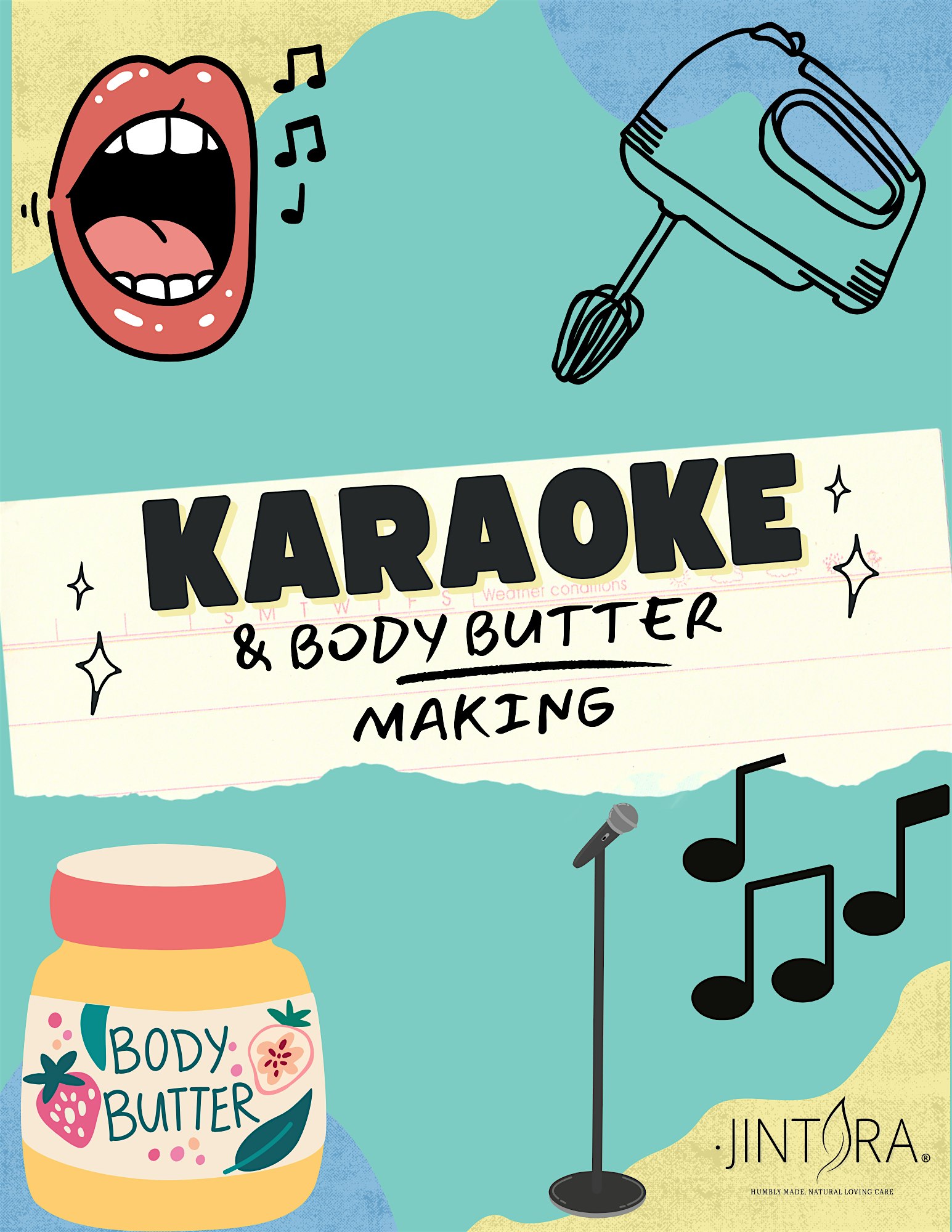 Karaoke & Body Butter Making Workshop at 715 Frederick Rd 1st floor – Catonsville, MD
