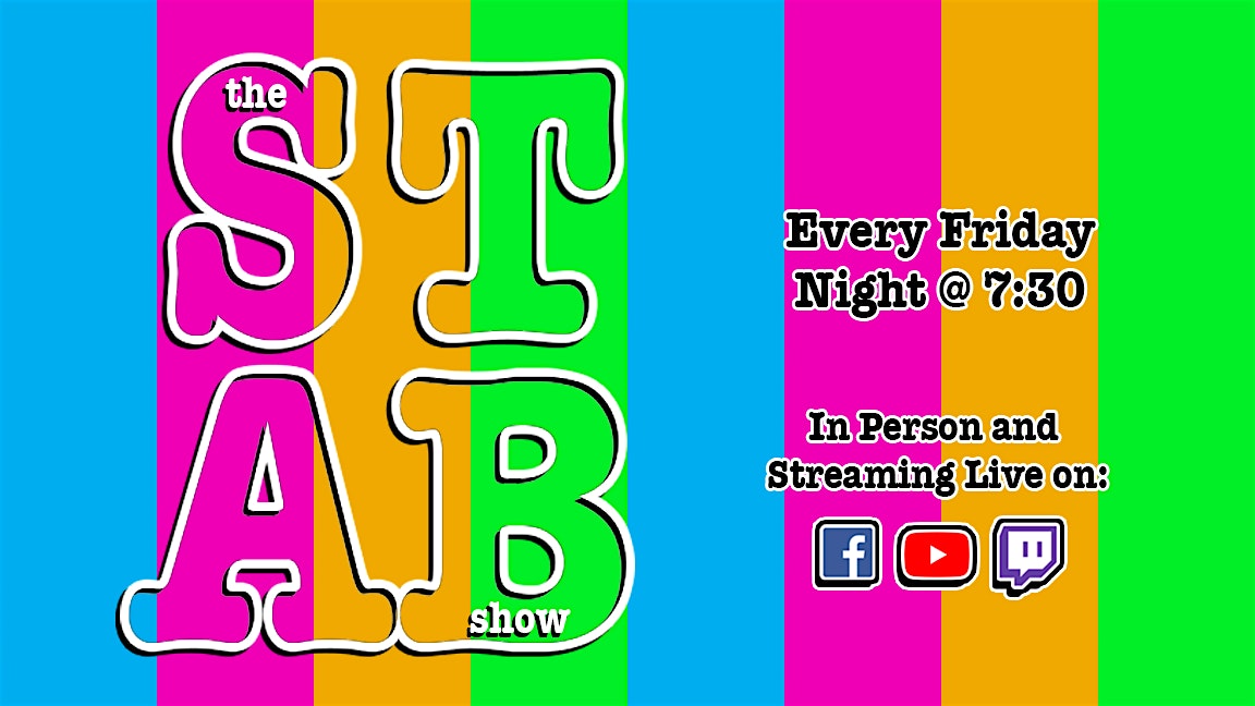 the STAB! show – Comedy Panel Podcast Recording at STAB! Comedy Theater – Sacramento, CA