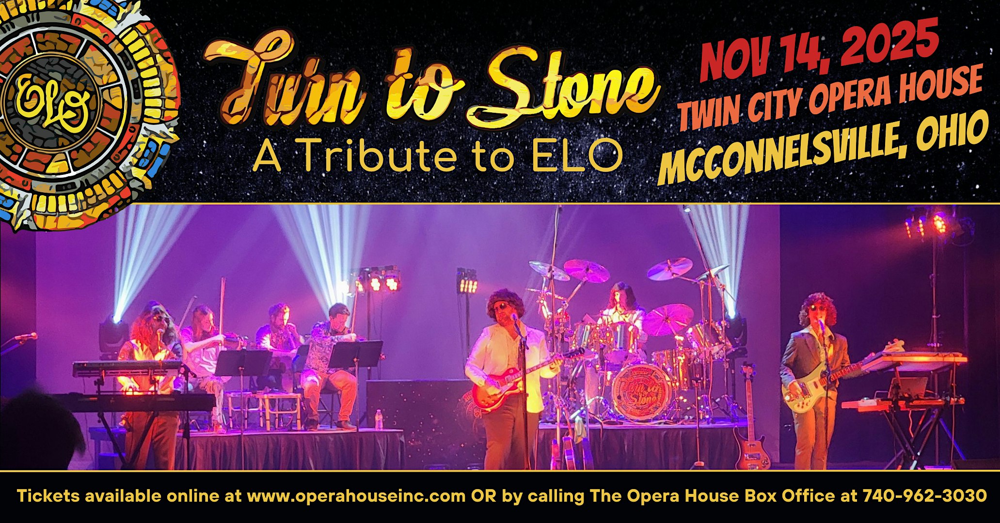 Turn to Stone: A Tribute to ELO LIVE at The Twin City Opera House at Twin City Opera House – McConnelsville, OH