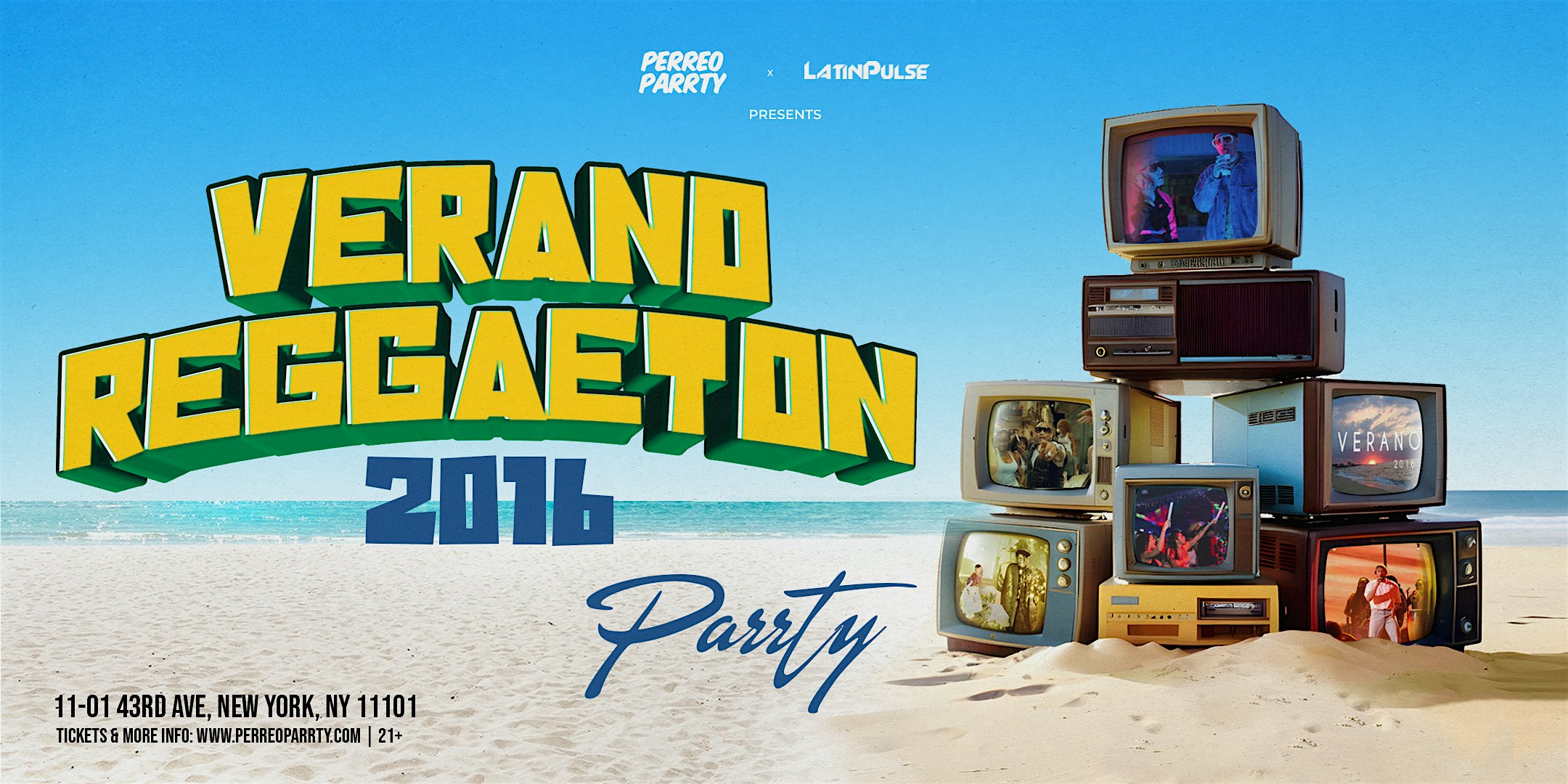 Verano Reggaeton 2016 Parrty – Summer Classics Perreo Dance Party NYC at The Newsroom Speakeasy Club – Long Island City, NY