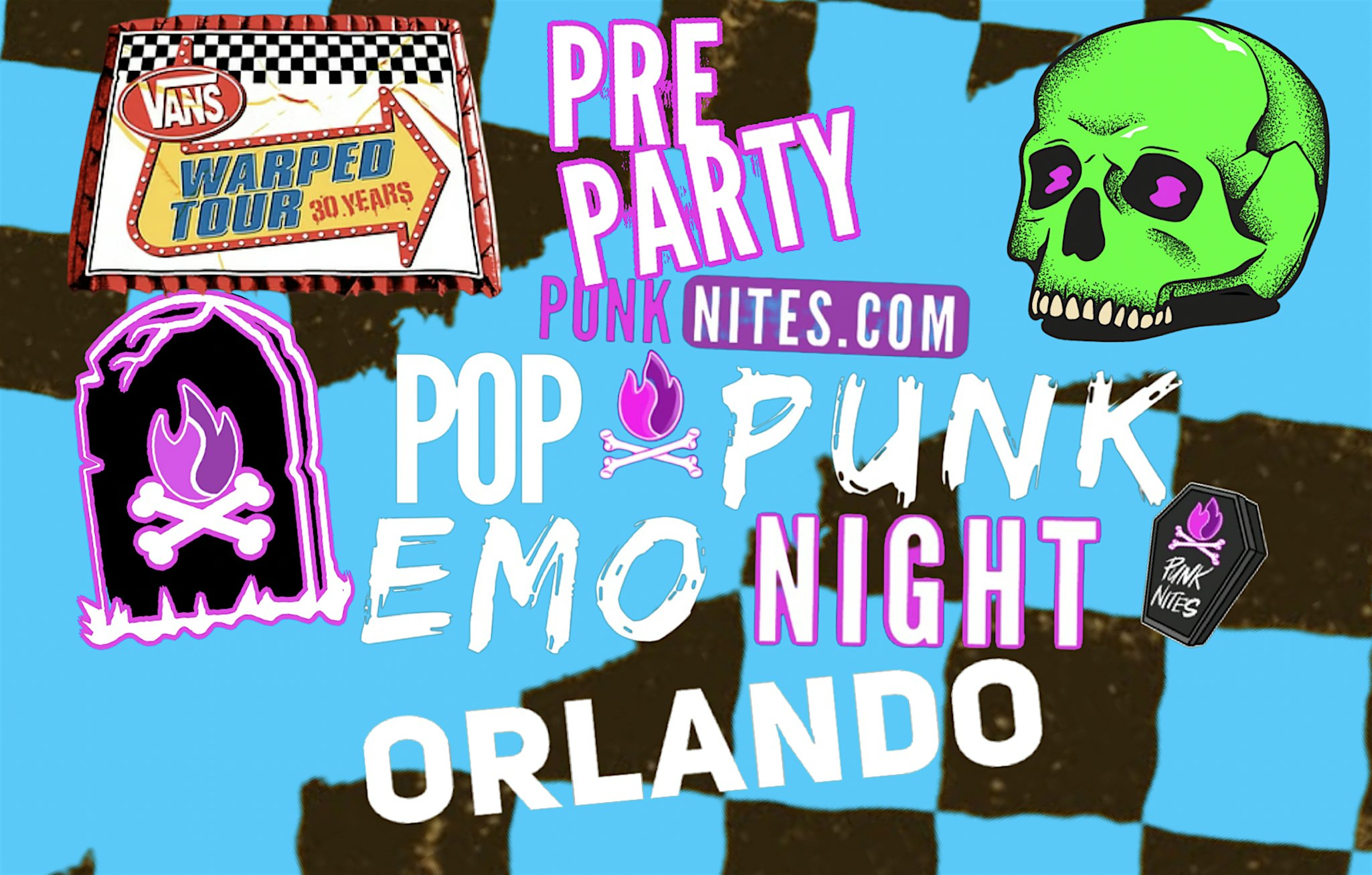 Pop Punk Emo Night Orlando – Warped Tour Pre-Party by PunkNites at Saint Joseph Boulevard – Orlando, FL