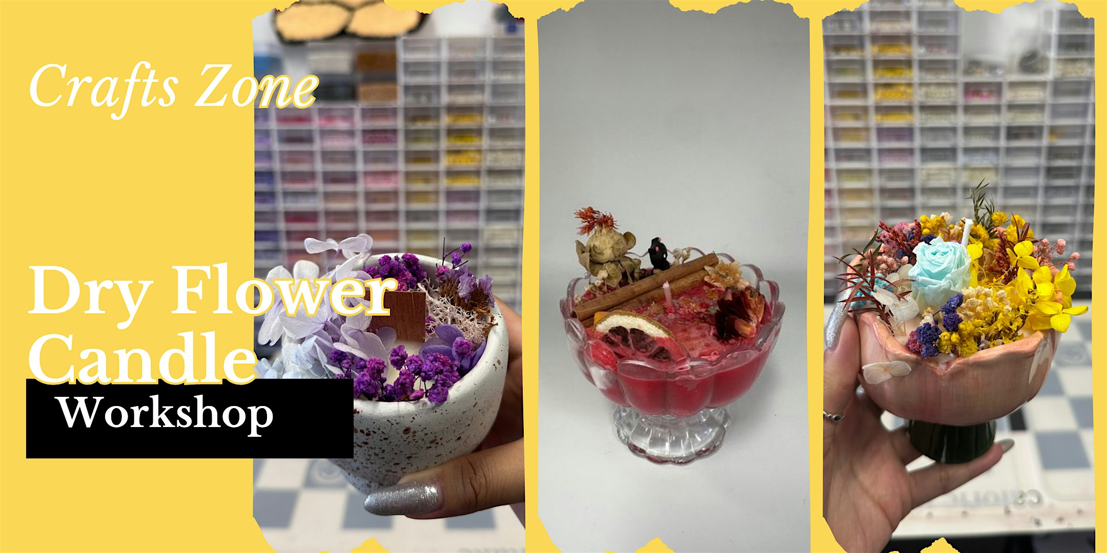 Dry Flower Candle Friday Night Out at 229 Harvard St – Brookline, MA