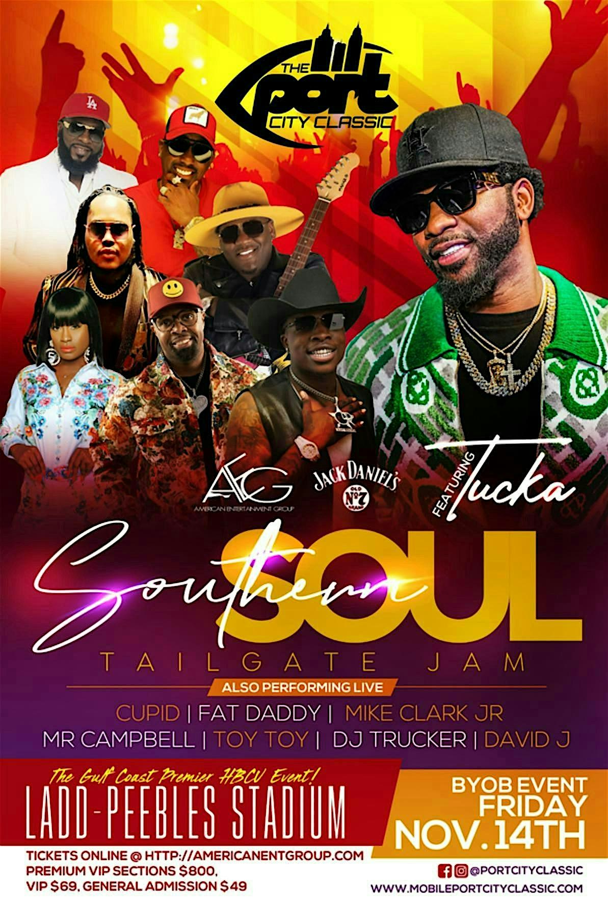 Port City Classic’s Southern Soul Tailgate Jam at Ladd-Peebles Stadium – Mobile, AL