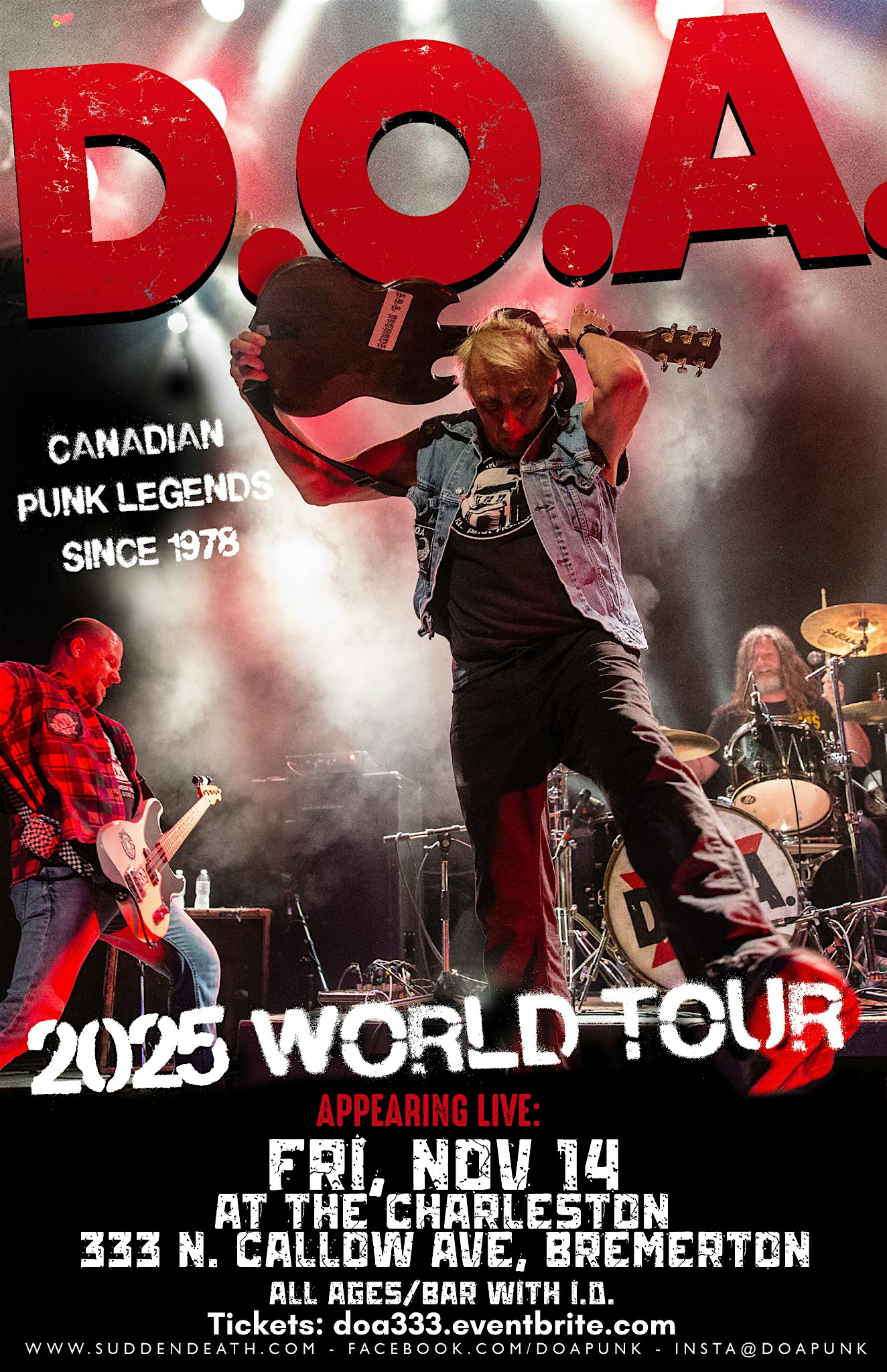 D.O.A. at The Charleston – Bremerton, WA