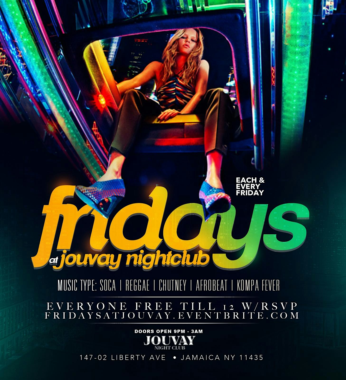 Fridays at Jouvay Nightclub at Jouvay Night Club – Queens, NY