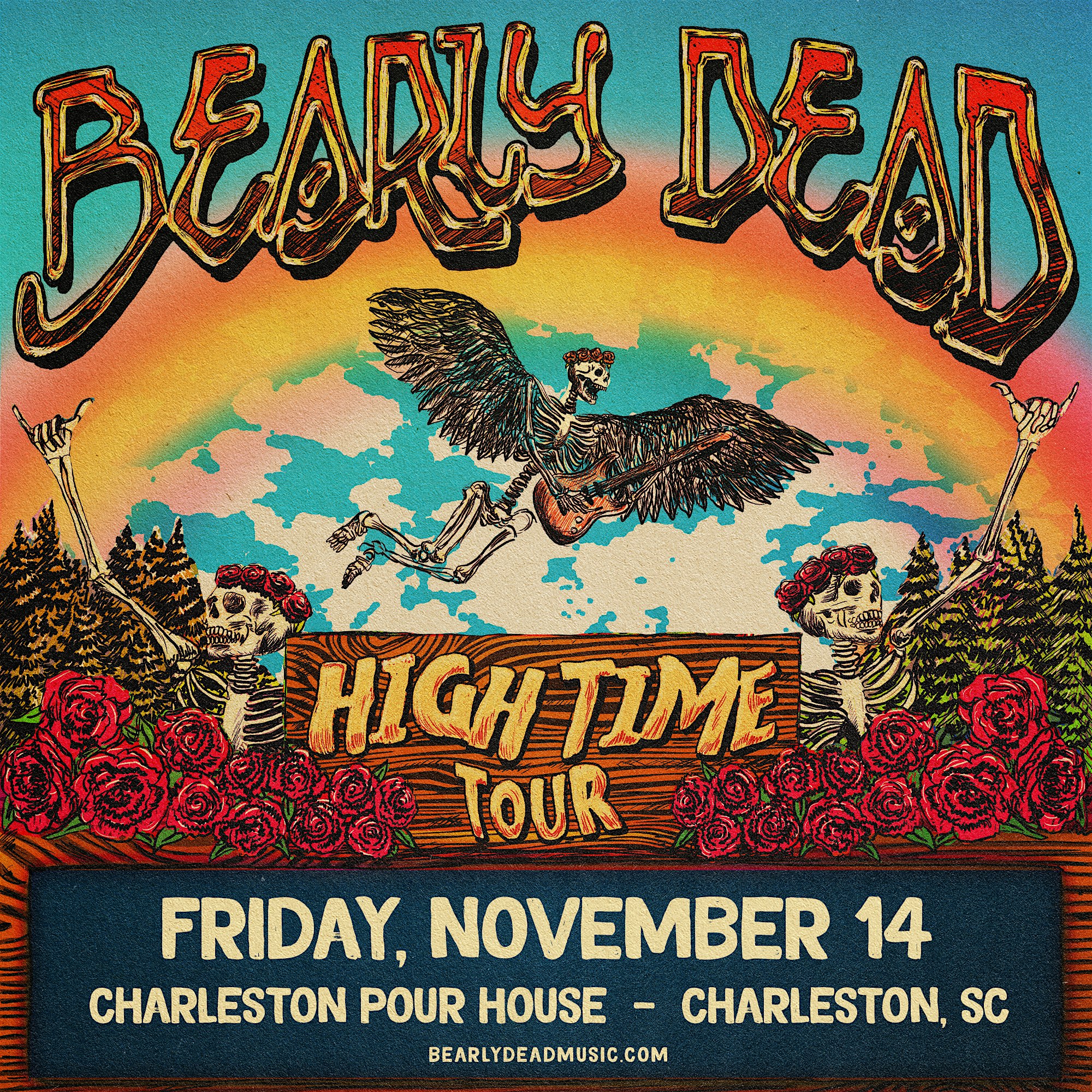 Bearly Dead at Charleston Pour House – Deck Stage – Charleston, SC
