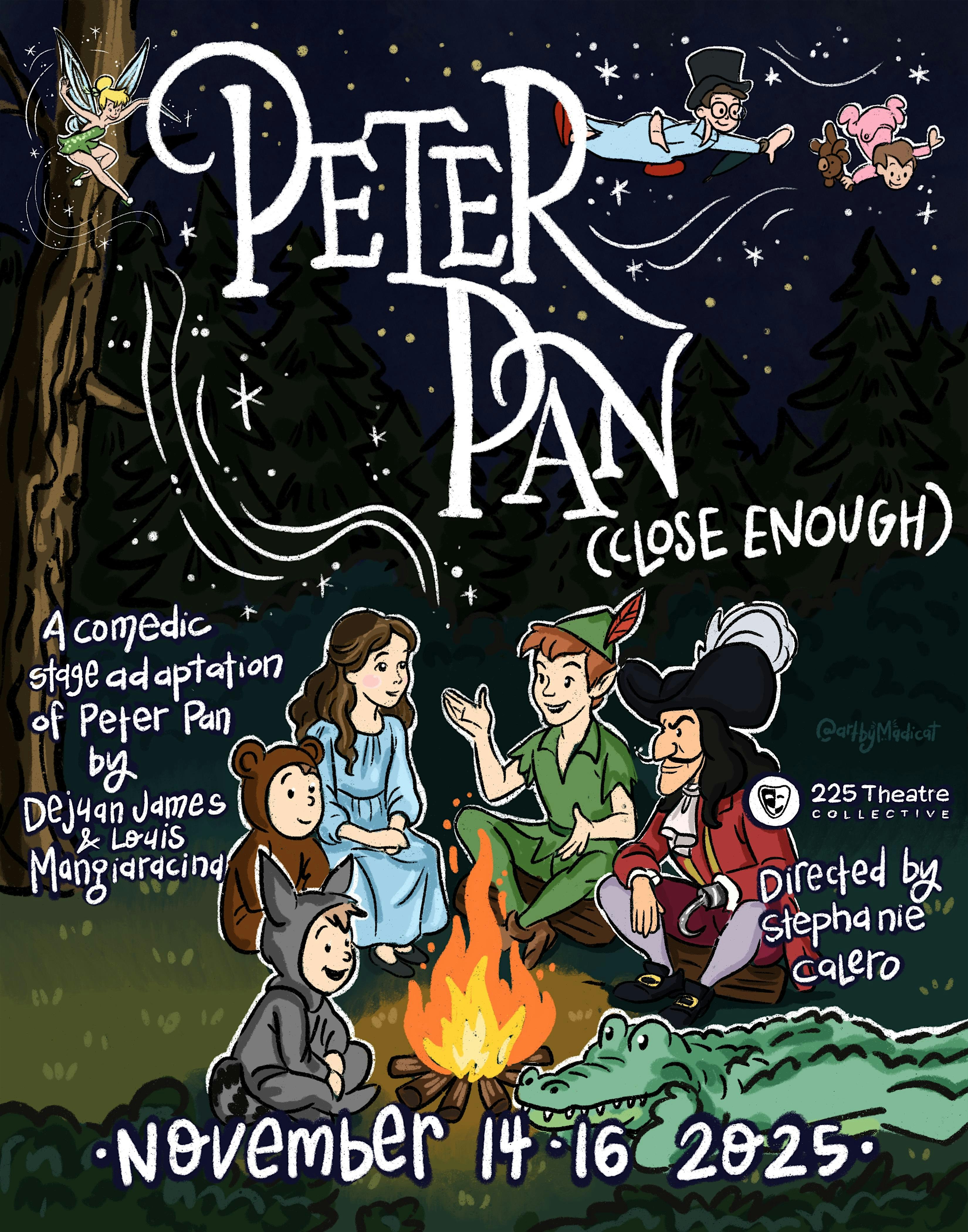 Peter Pan (Close Enough) Stage Play at Arts Council of Greater Baton Rouge – Baton Rouge, LA
