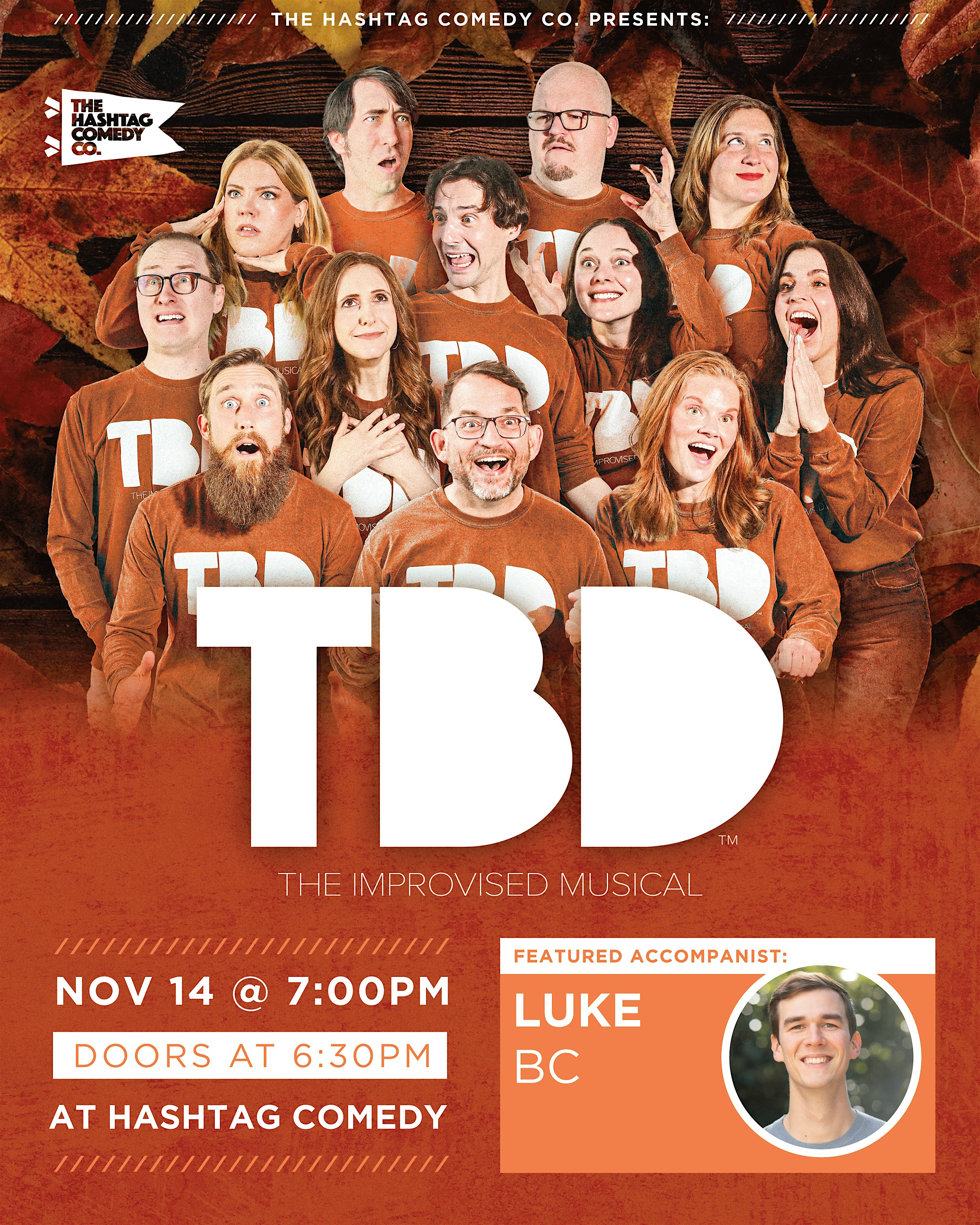 Musical Improv Night with TBD: The Improvised Musical! at The Hashtag Comedy Co. – Columbus, OH