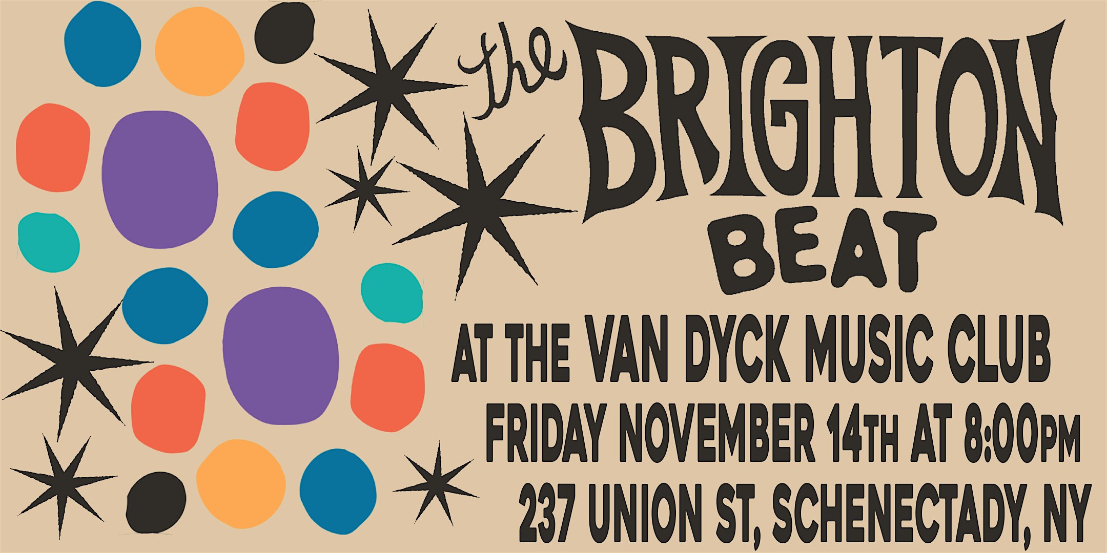 The Brighton Beat at the Van Dyck Music Club at Van Dyck Music Club – Schenectady, NY