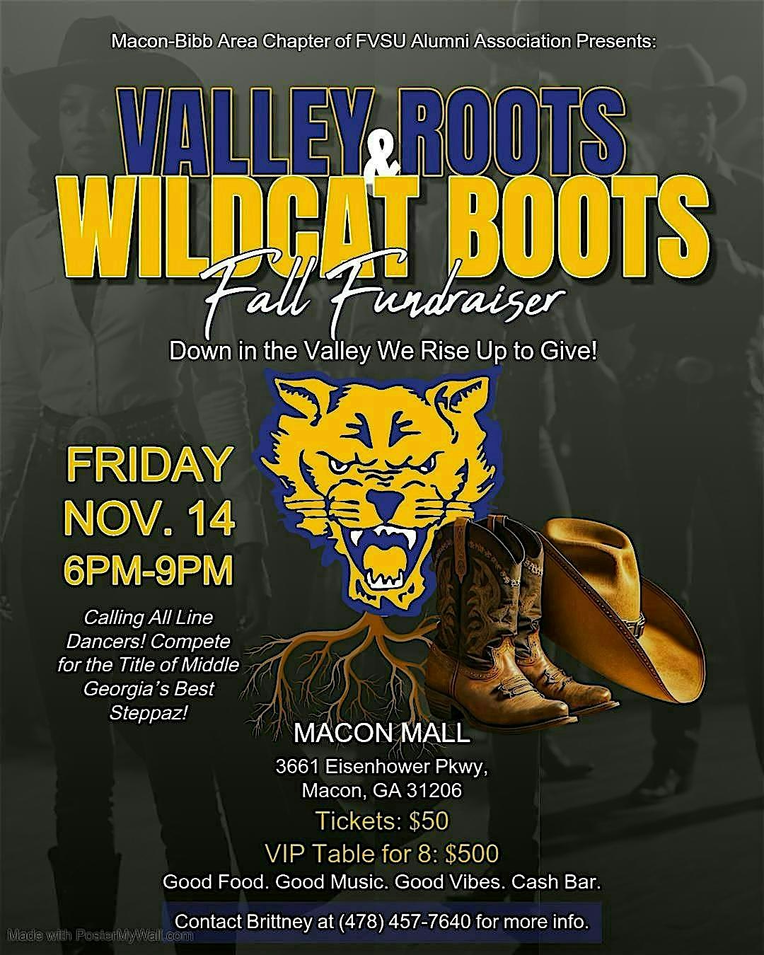 Valley Roots & Wildcat Boots at Macon Mall – Macon, GA