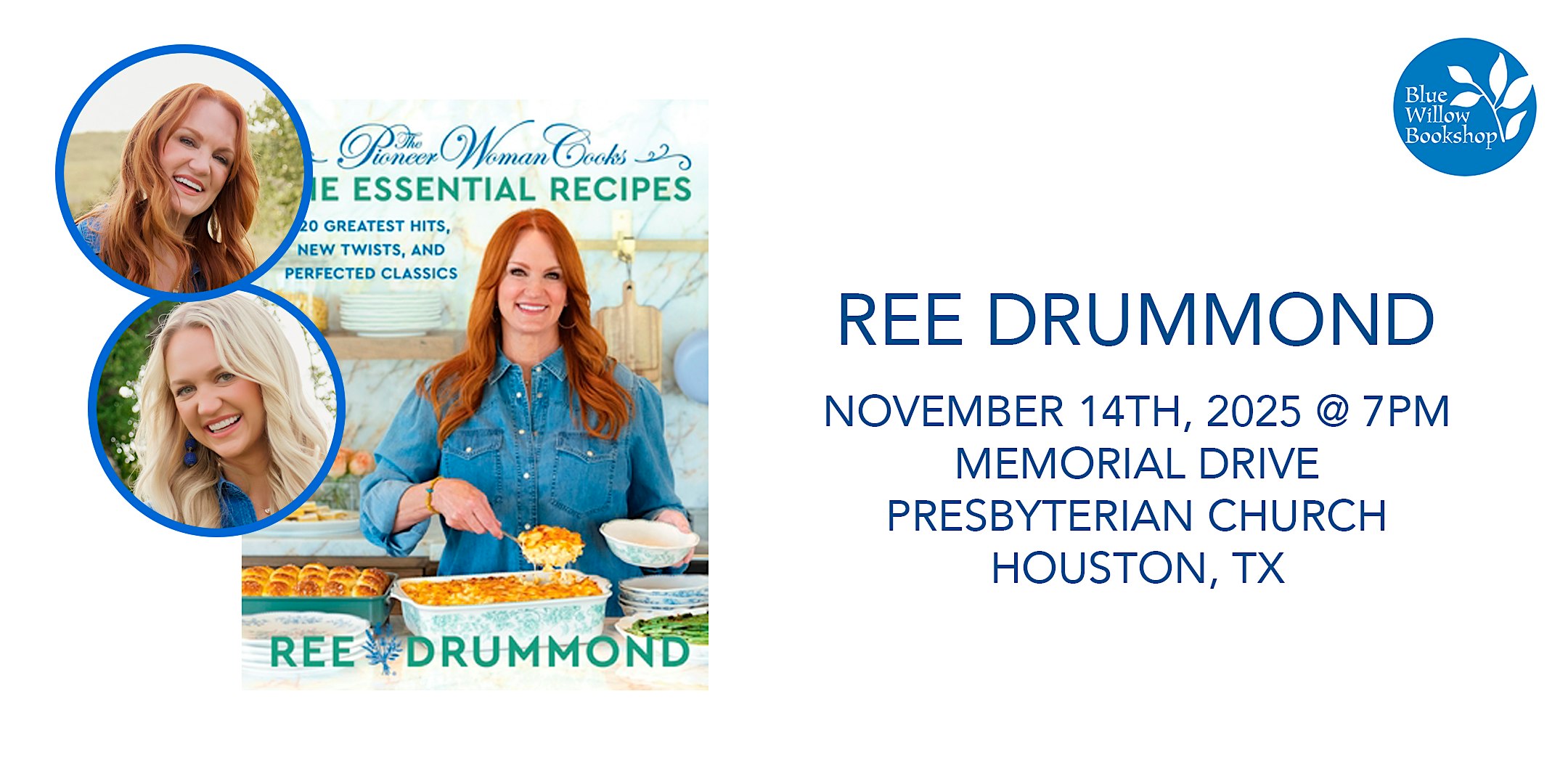 Ree Drummond | The Pioneer Woman Cooks: The Essential Recipes at Memorial Drive Presbyterian Church – Houston, TX