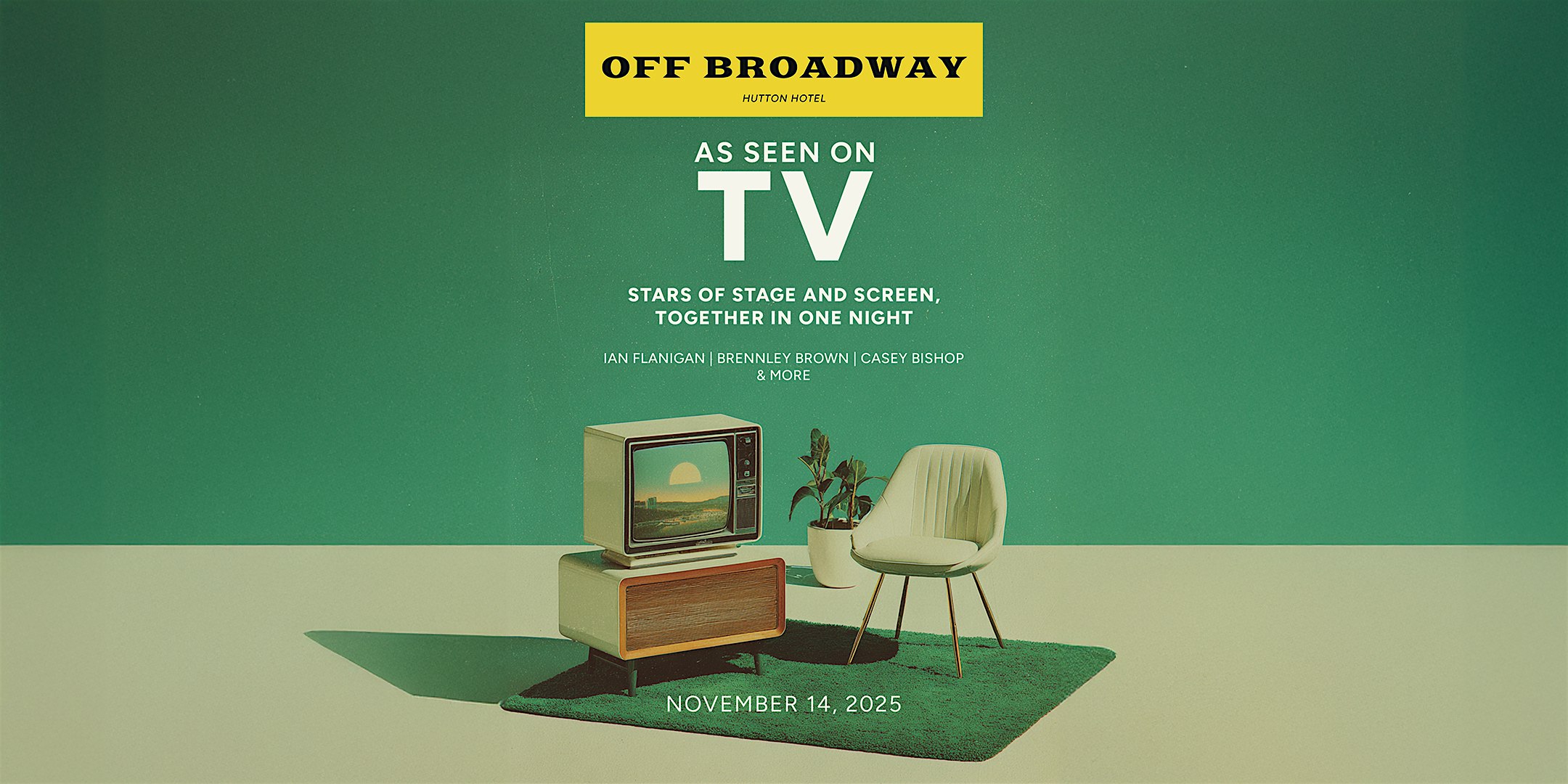 Off Broadway at the Hutton presents As Seen On TV at Analog at Hutton Hotel – Nashville, TN