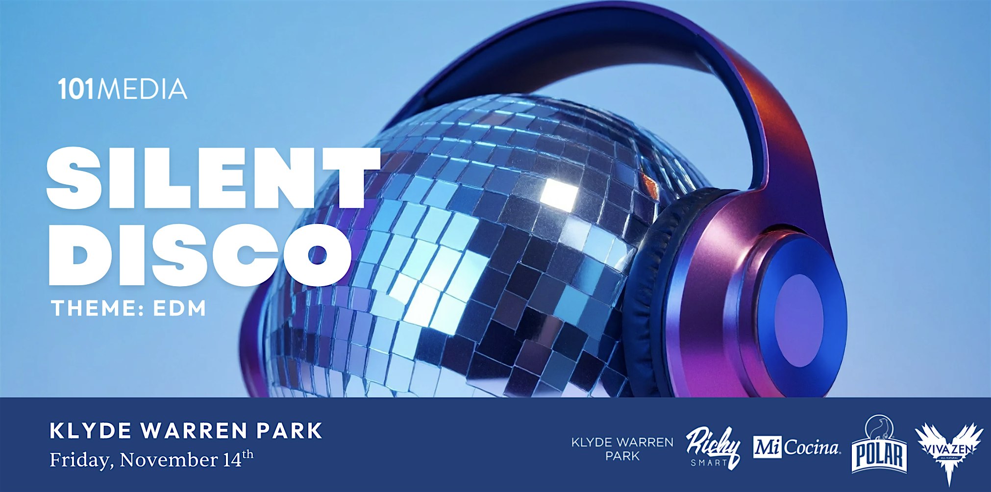 Dallas Silent Disco with Live DJs at Klyde Warren Park – Dallas, TX