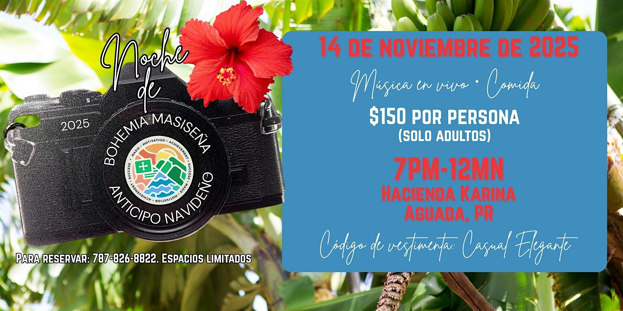 Noche de Bohemia Masiseña 2025 at Hacienda Karina – Interior, Aguada