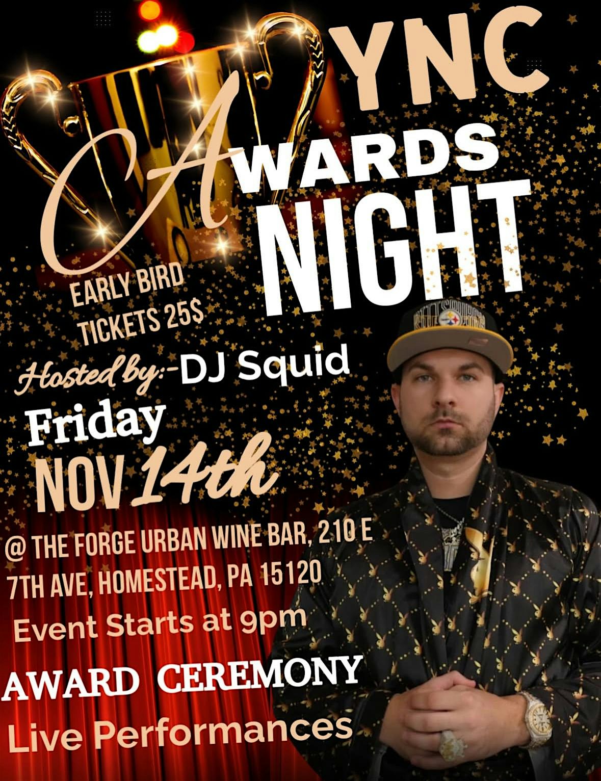 YNC Awards Night at The Forge Urban Wine Bar – Homestead, PA