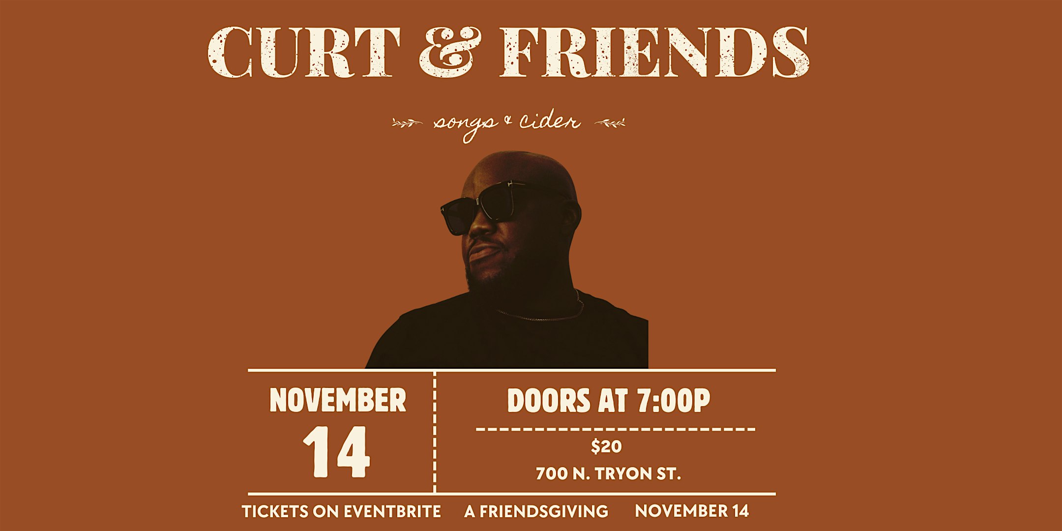 Curt & Friends – Songs & Cider at VAPA Center – Charlotte, NC