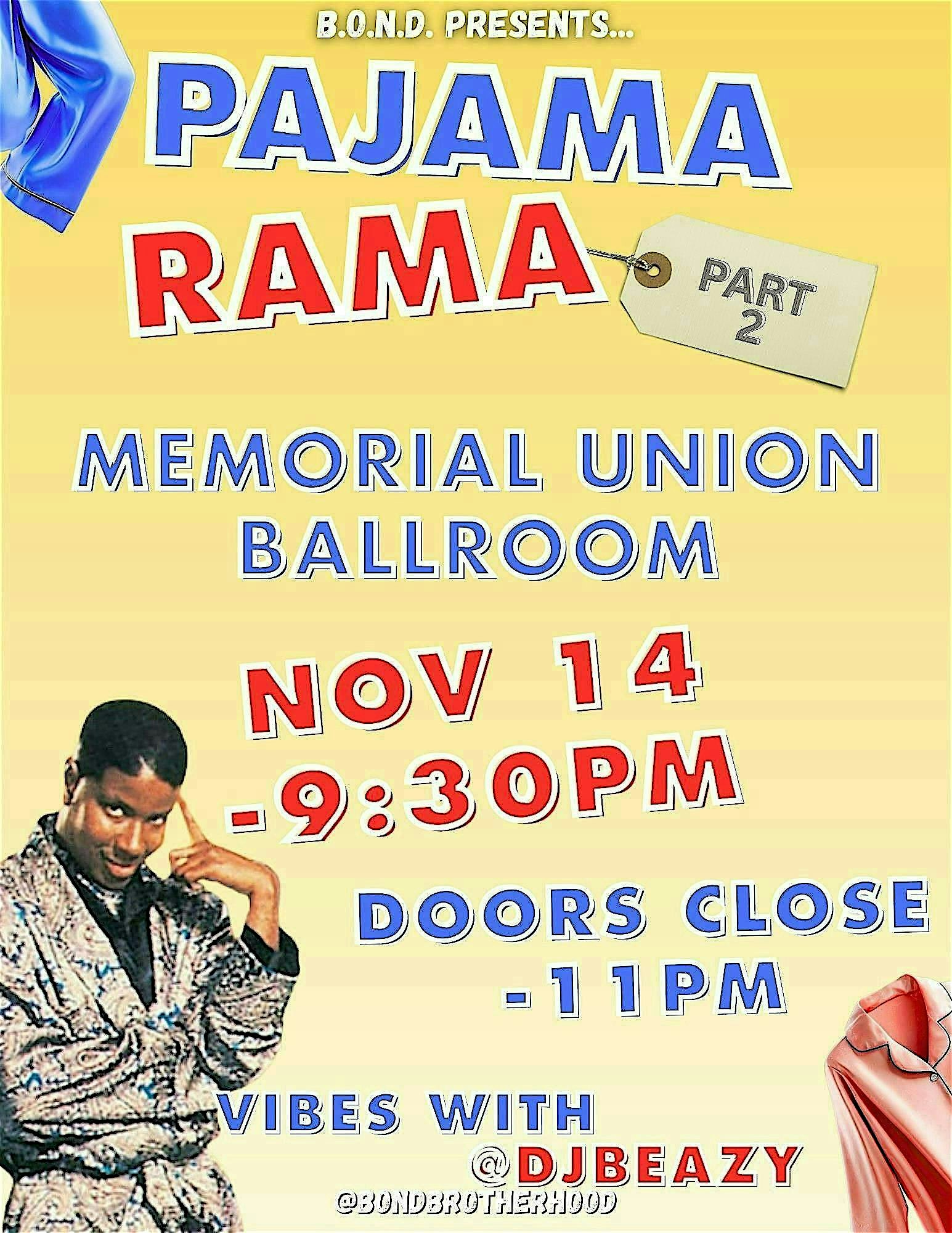 Pajama Rama at University of Rhode Island, Memorial Union, Lower College Road, Kingston, RI, USA – South Kingstown, RI