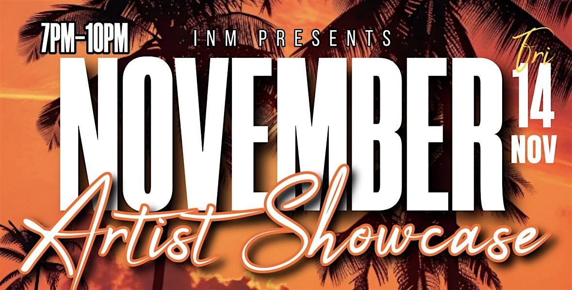 INM NOVEMBER SHOWCASE at 1223 Washington St – Huntingdon, PA