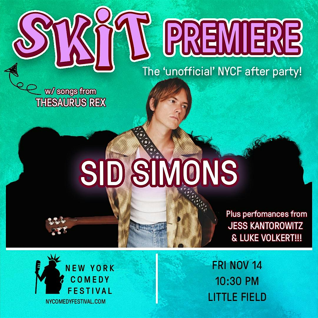NYCF 2025 Presents: SKIT Premiere! – NYCF’s Unofficial After-Party at littlefield – Brooklyn, NY