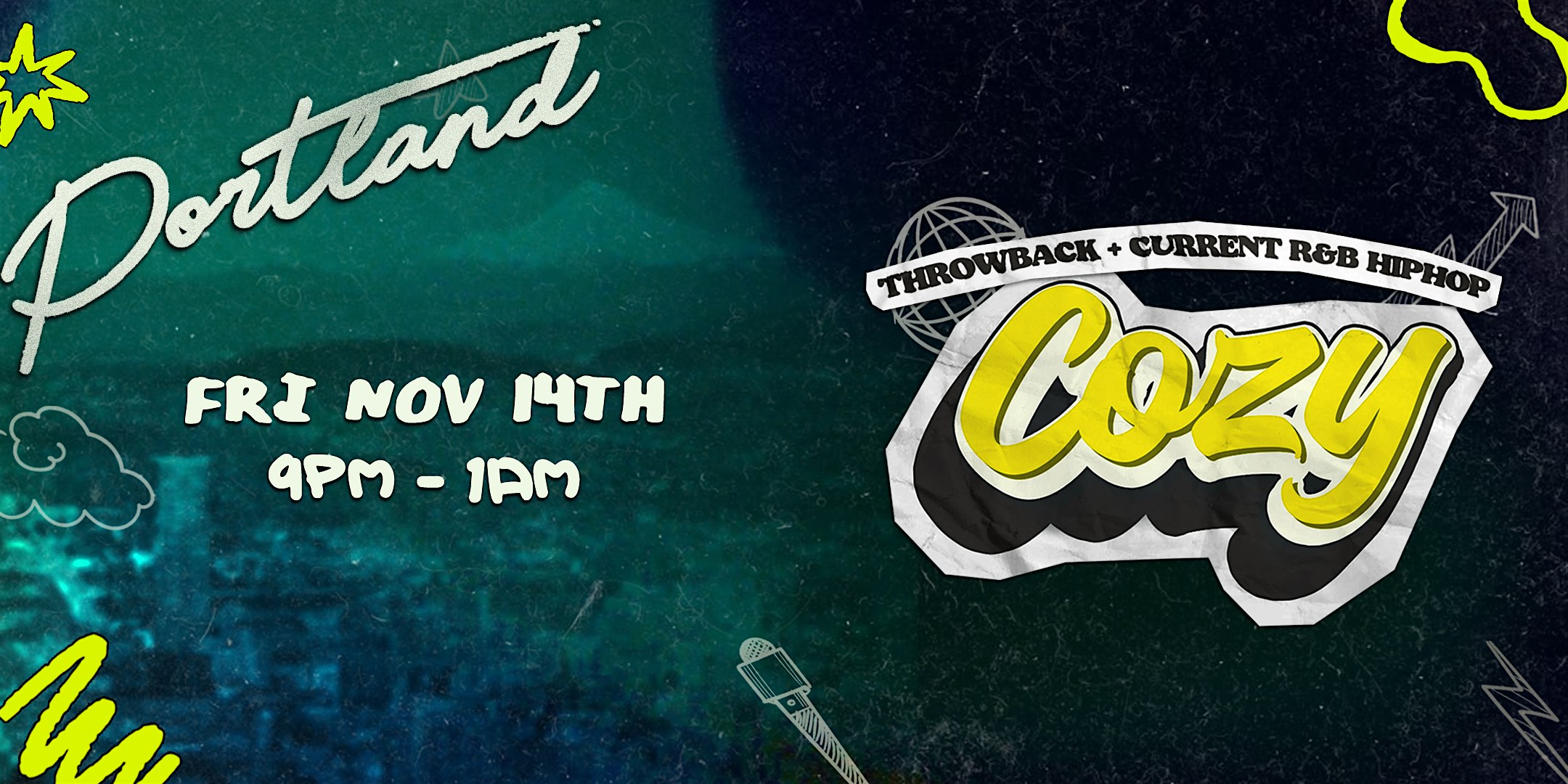 Cozy – Portland – Star Theater – R&B HipHop – 11/14 (21+) at Star Theater and Starlight Lounge – Portland, OR