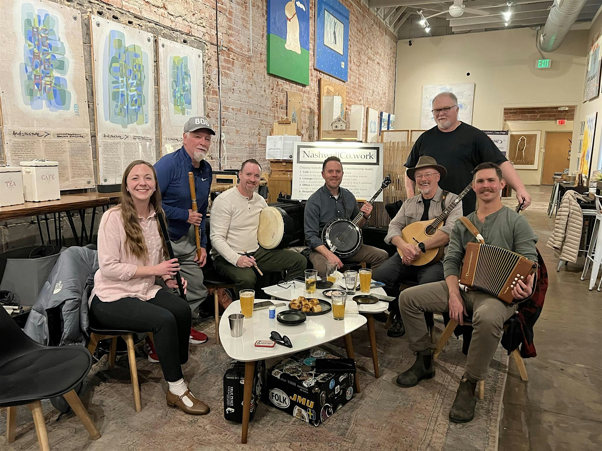 Irish Music Session, November 14 at Nashwell Cafe – Lubbock, TX