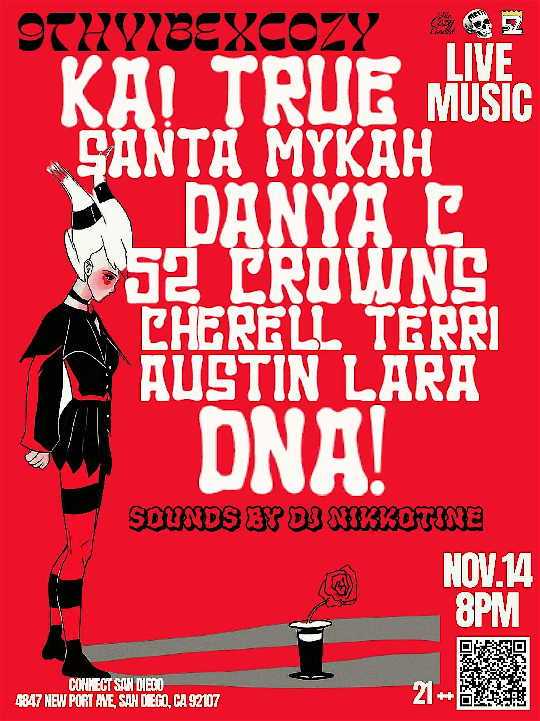 9th Vibe x The Cozy Concert at Connect San Diego – San Diego, CA