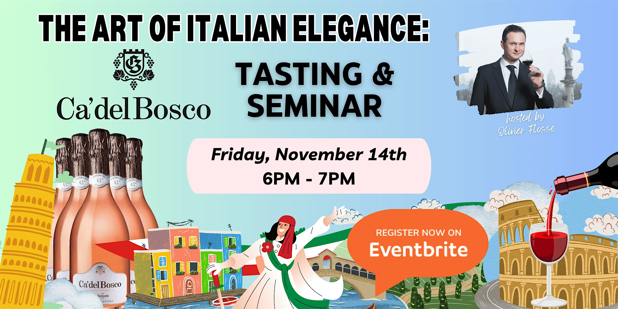 The Art of Italian Elegance: Ca’ del Bosco Franciacorta Tasting & Seminar at Westchester Wine Warehouse – White Plains, NY