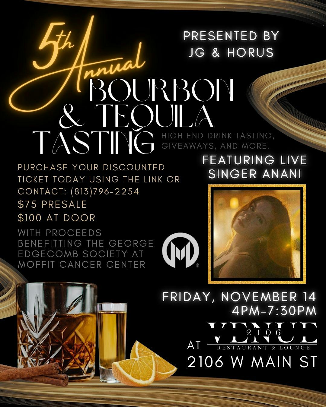5th Annual Bourbon & Tequila Tasting at 2106 W Main St – Tampa, FL