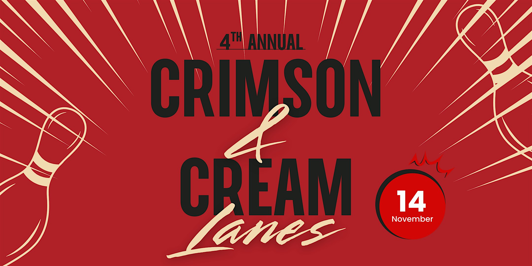 4th Annual Crimson & Cream Lanes at New Great Valley Lanes – North Versailles Township, PA