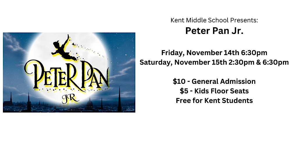 Kent Middle School Presents: Peter Pan Jr. at A.E. Kent Middle School – Kentfield, CA