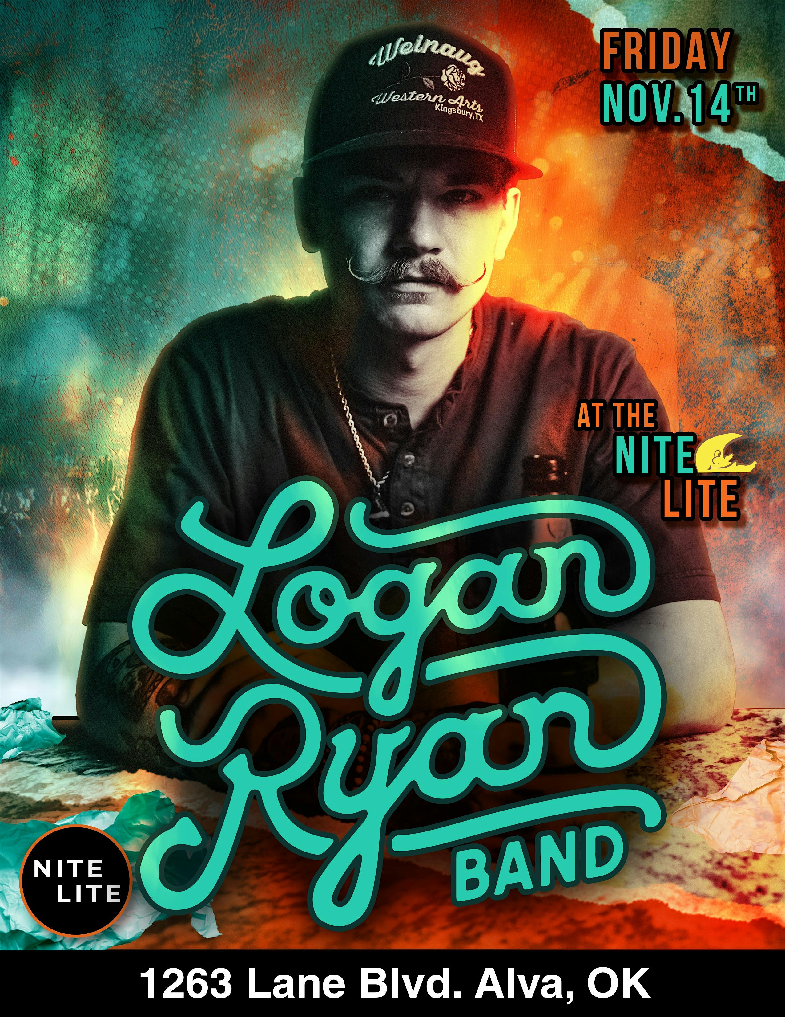 Logan Ryan Band LIVE at The NITE LITE at 1263 Lane Blvd – Alva, OK