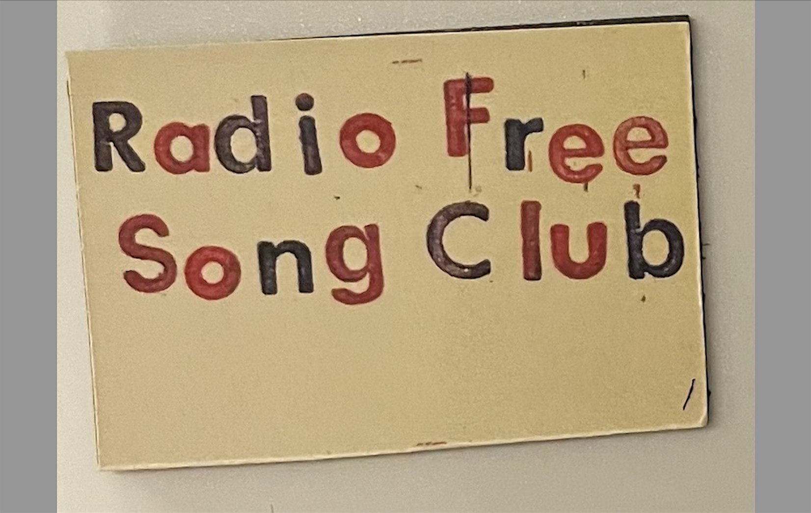 Radio Free Song Club Redux at Little City Books – Hoboken, NJ