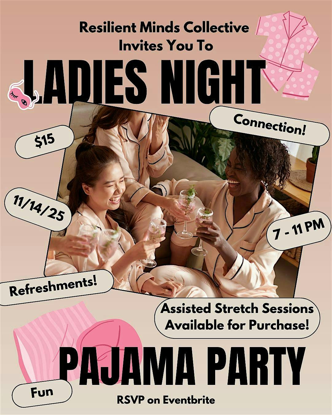 Ladies Night Pajama Party! at 4760 Austell Rd ste 5 – Austell, GA
