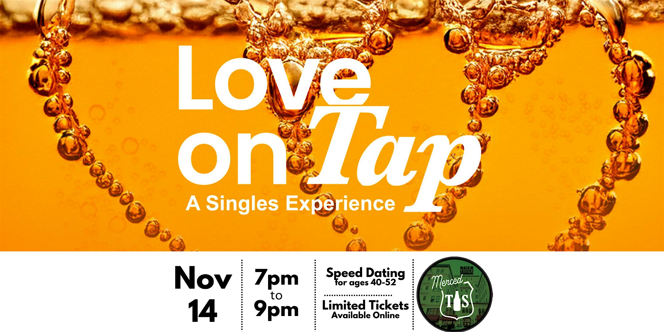 Speed Dating @ Tioga Merced at Tioga Sequoia Merced Taproom – Merced, CA