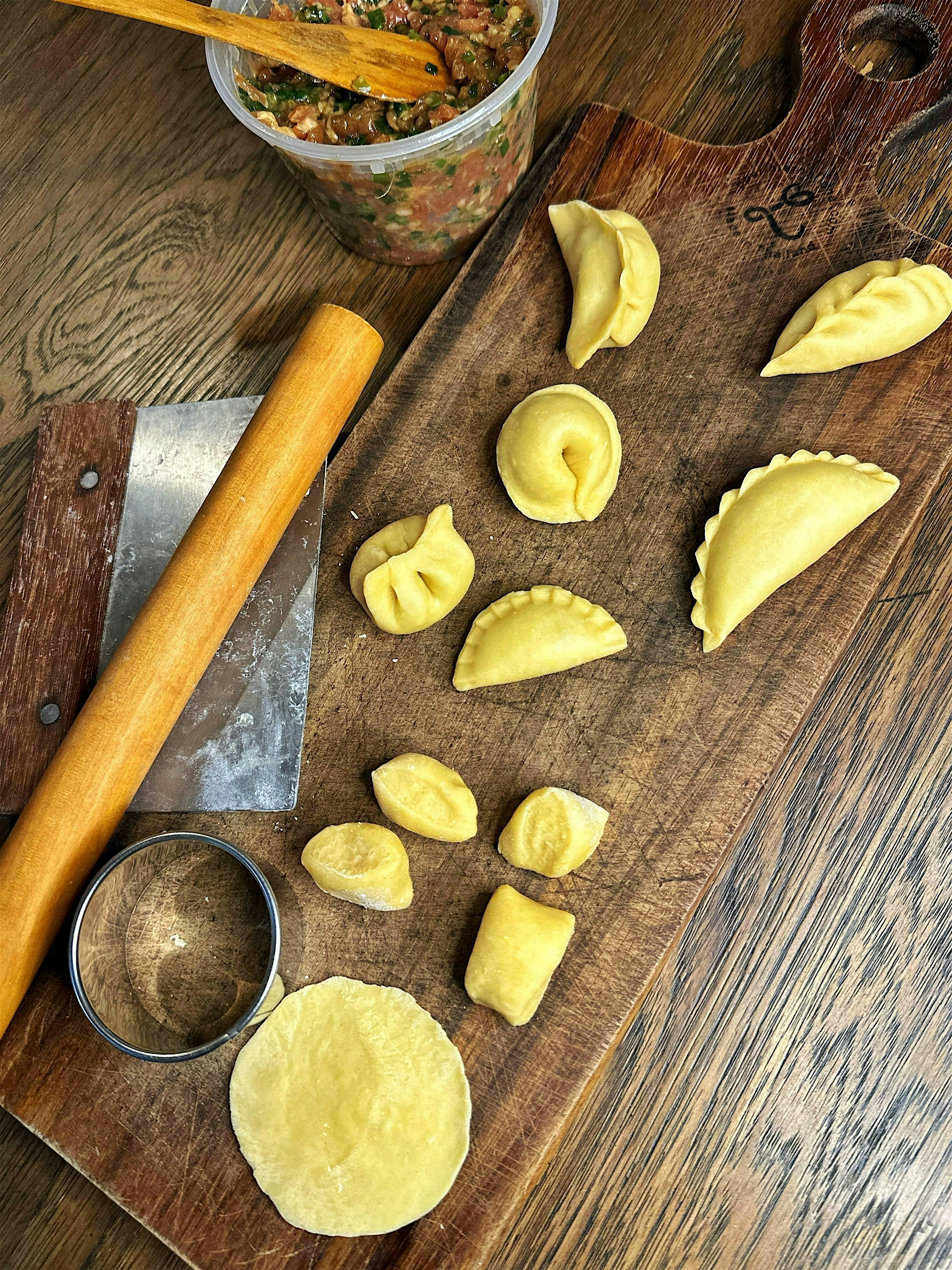 Where East meets West: Pasta Dough and Asian Dumplings Hands on Class at Foundation Kitchen – Boston, MA