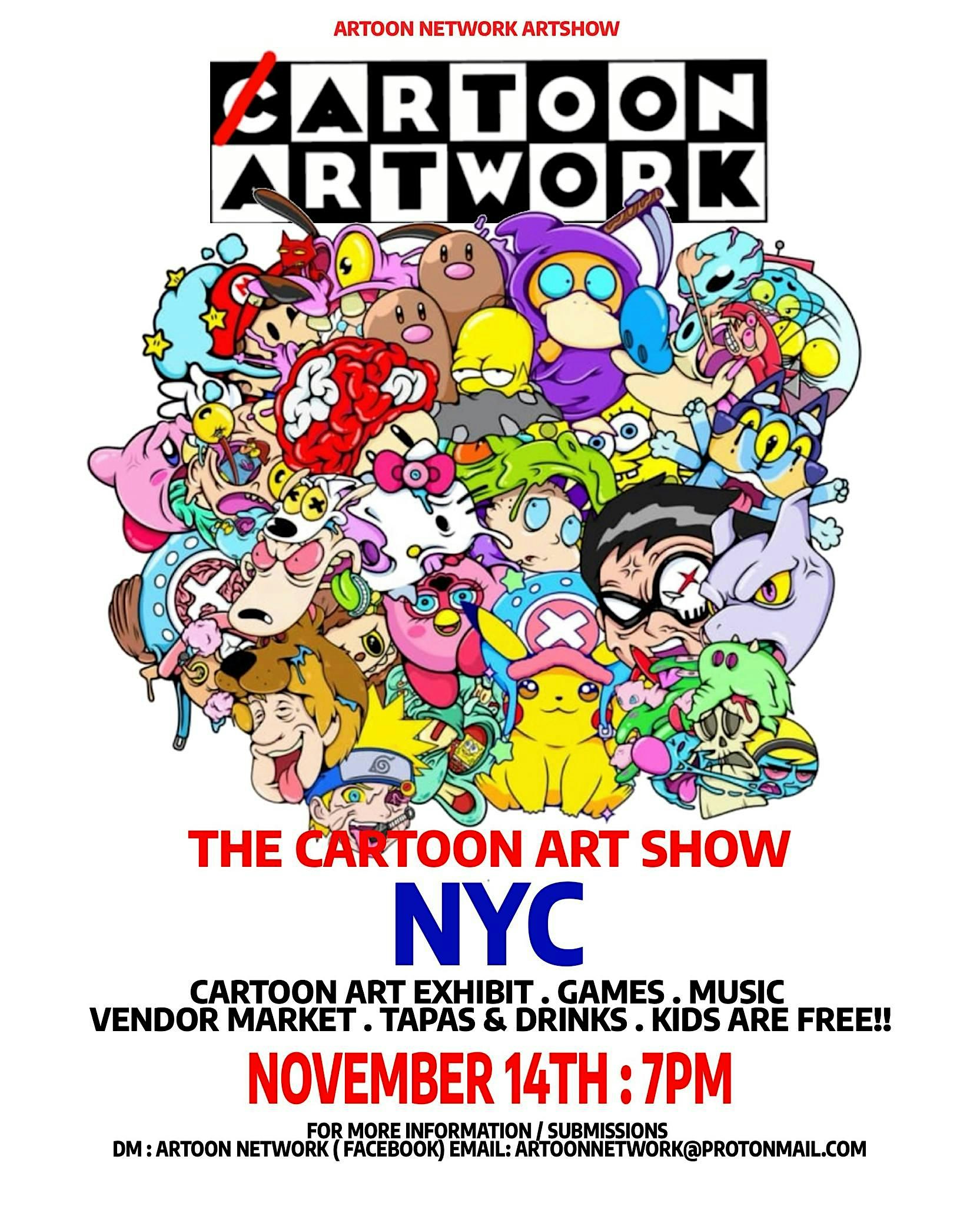 ARTOON NETWORK: The Cartoon Art Show : NYC at Brooklyn Paints – Brooklyn, NY