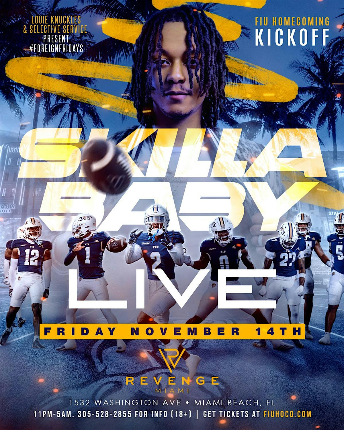 Skilla Baby Live at Revenge at Revenge miami – Miami Beach, FL