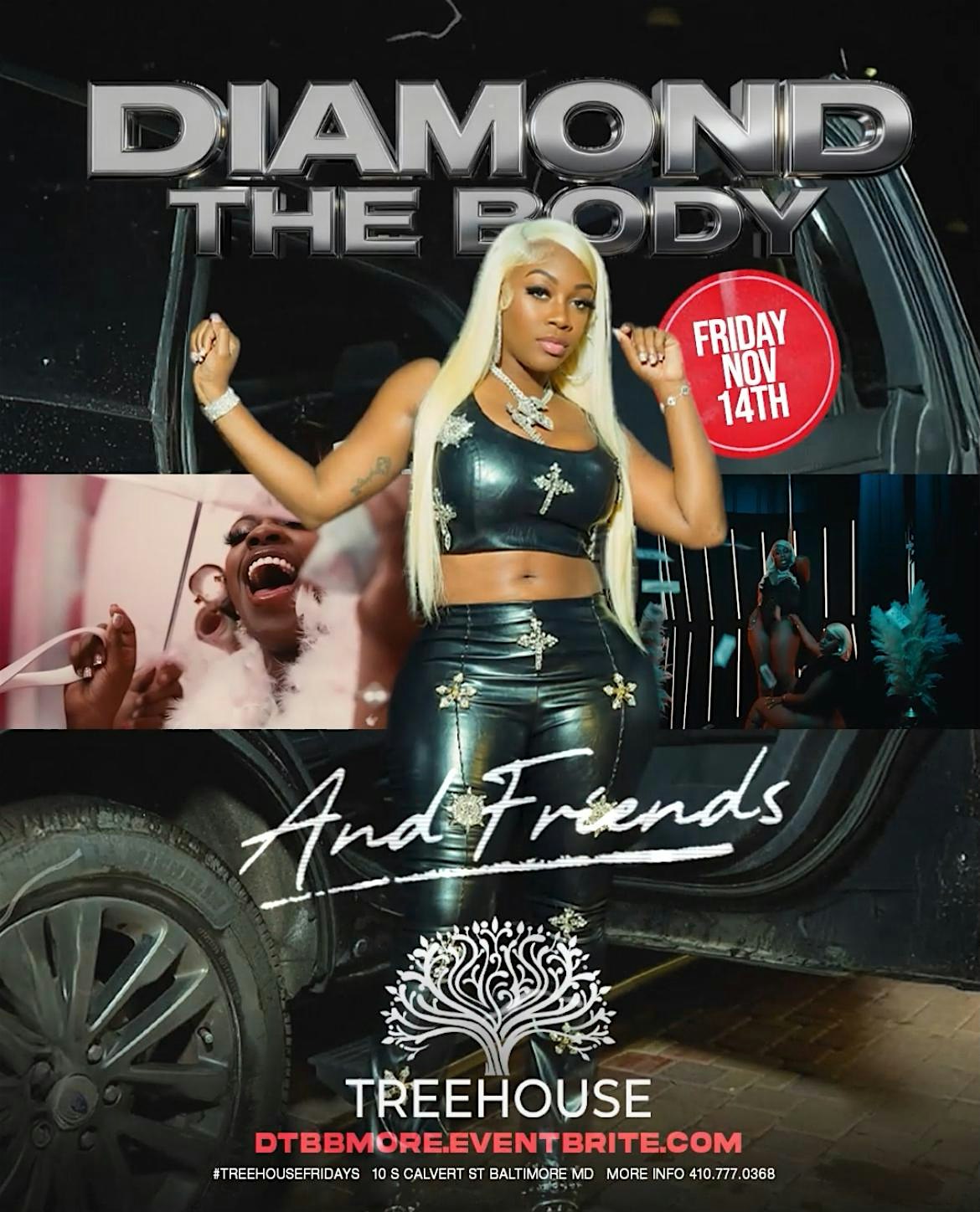 Diamond the Body hosts at Treehouse at Treehouse – Baltimore, MD
