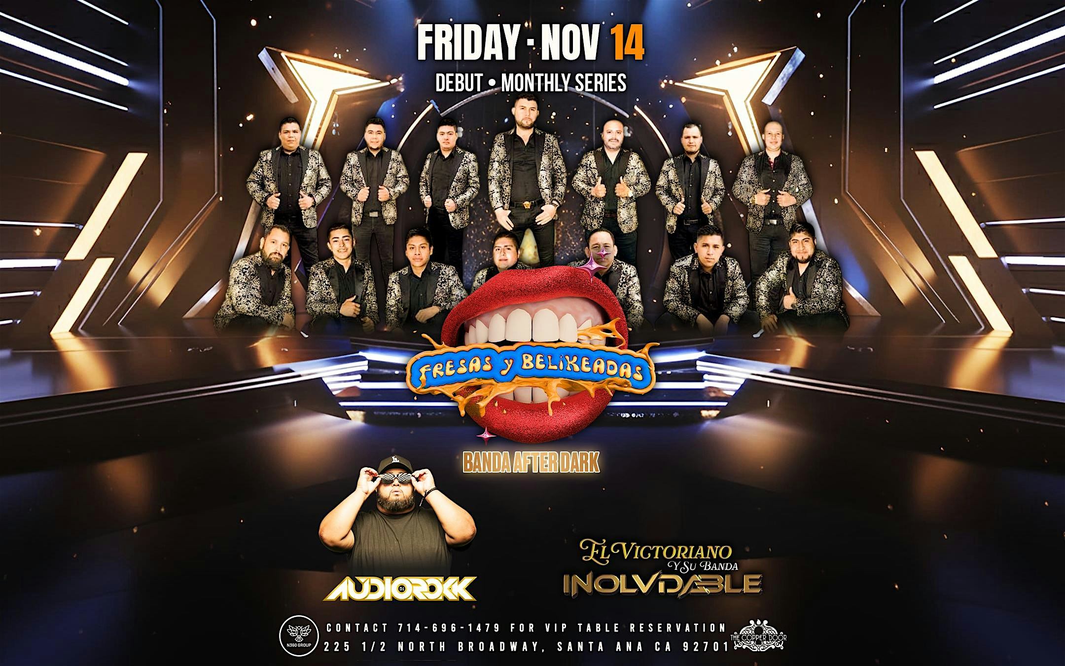 Fresas y Belikeadas: Banda After Dark at The Copper Door – Santa Ana, CA